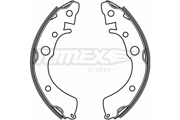 Sada brzdových čeľustí TOMEX Brakes